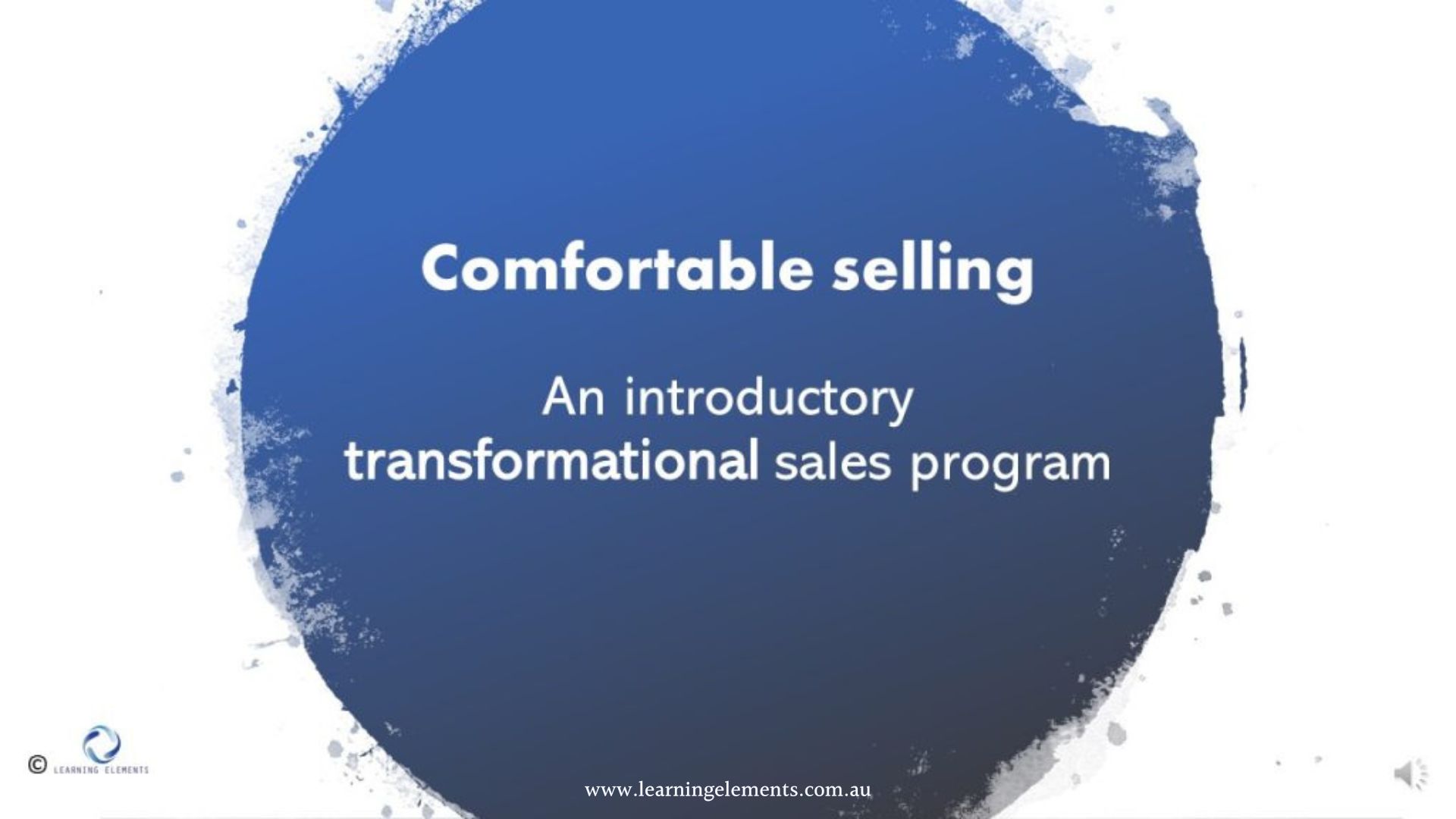 Comfortable Selling Online Training - Transformational Sales Training Program