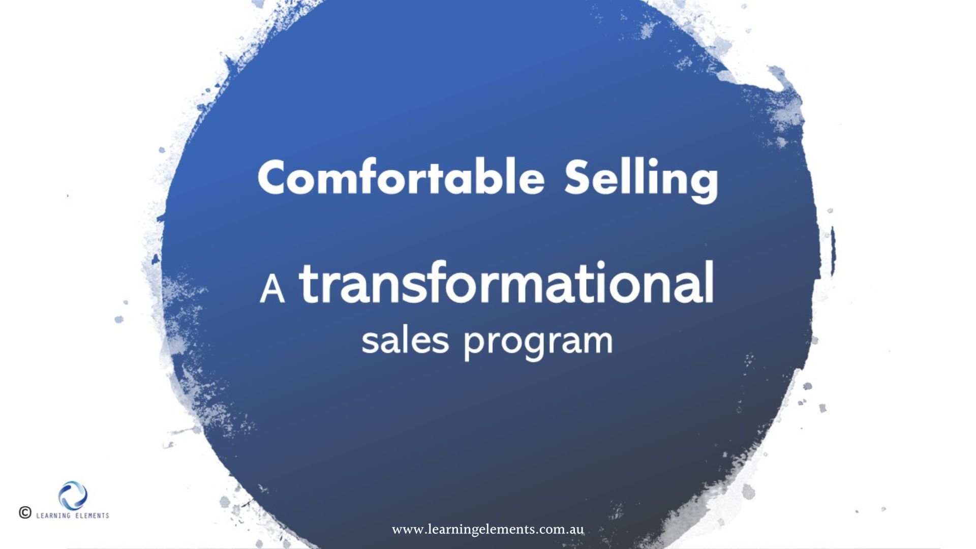 Comfortable Selling Online Training - Introductory Transformational Sales Program