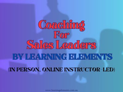 Coaching for Sales Leaders Course by Learning Elements
