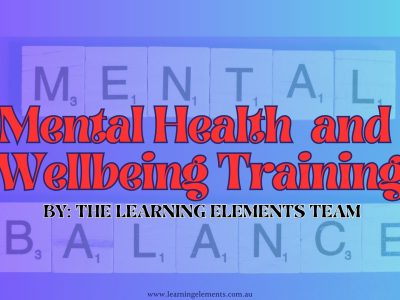 Mental Health and Wellbeing Training