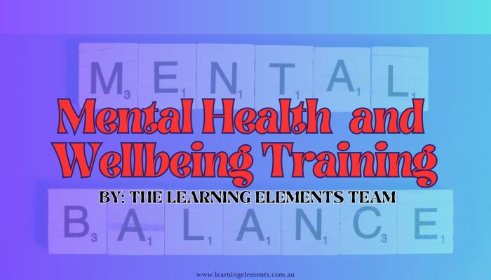 Mental Health and Wellbeing Training