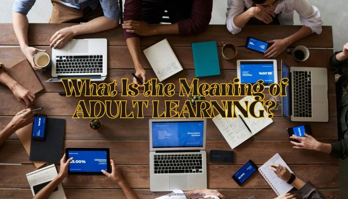 What is Adult Learning Principles and its Value to Adult Learners