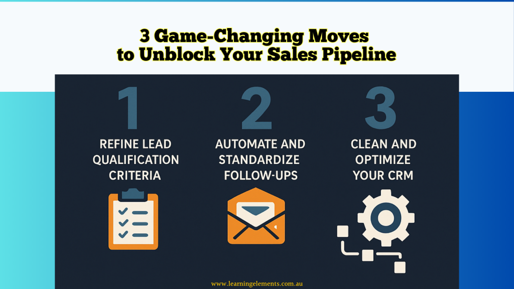 Three Game Changing Moves to Unblock Your Sales Pipeline