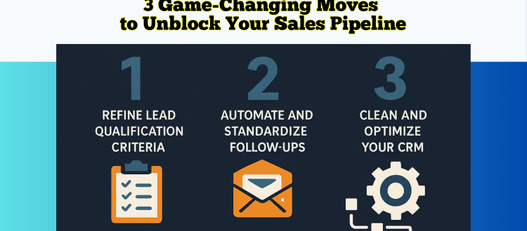 Three Game Changing Moves to Unblock Your Sales Pipeline