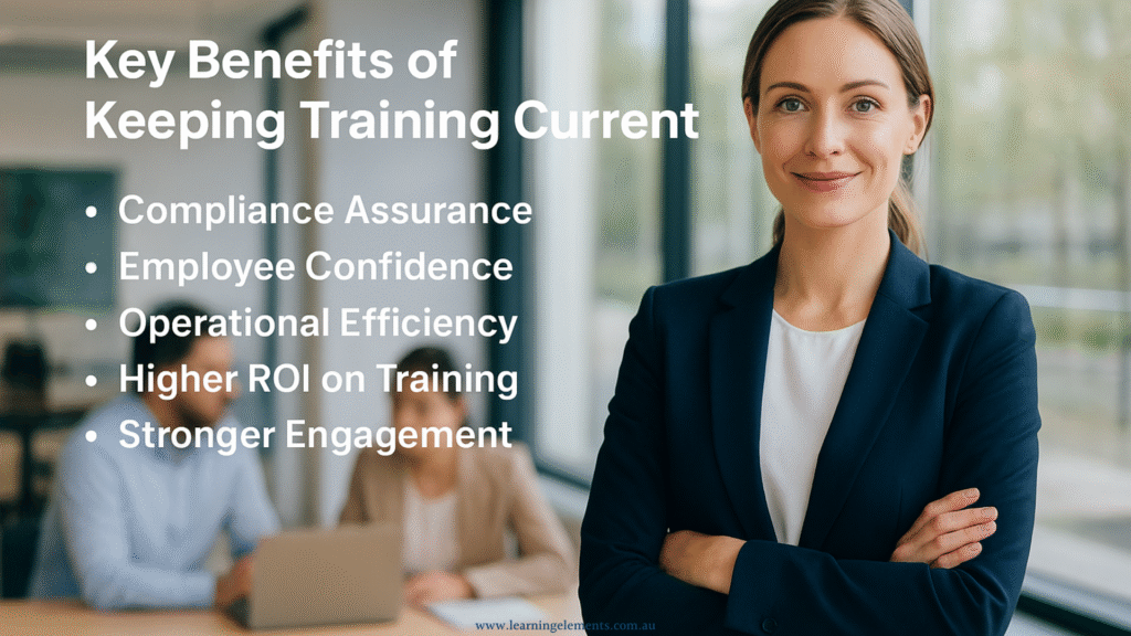 Key Benefits of Keeping Training Materials Current