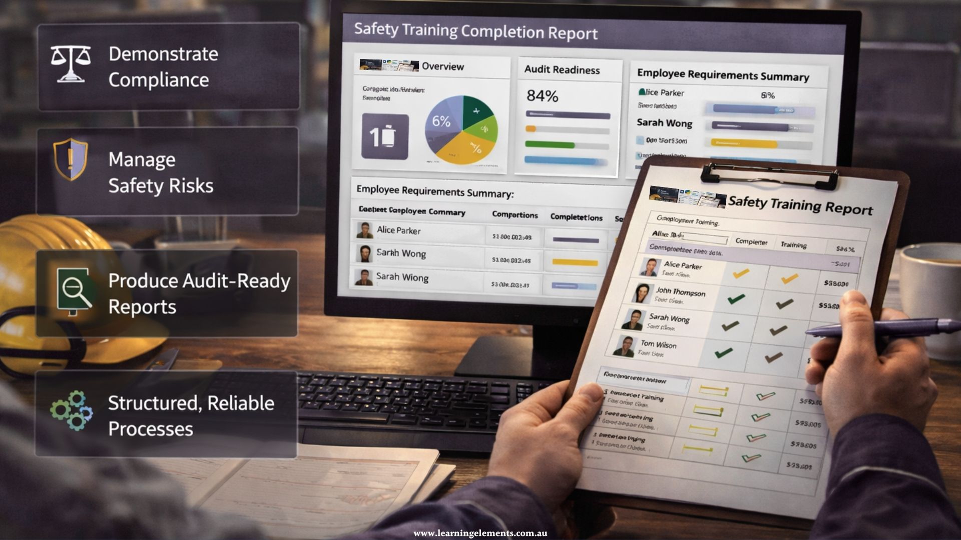 How to Generate Training Completion Reports for Workplace Safety