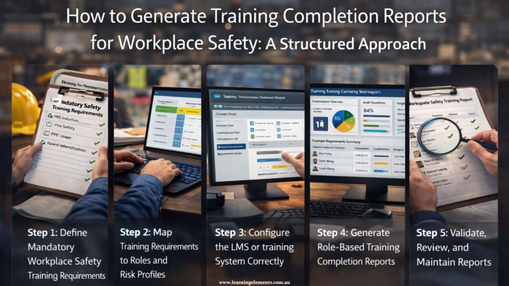 How to Generate Training Completion Reports for Workplace Safety - A Structured Approach