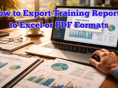 How to Export Training Reports to Excel or PDF Formats by Learning Elements