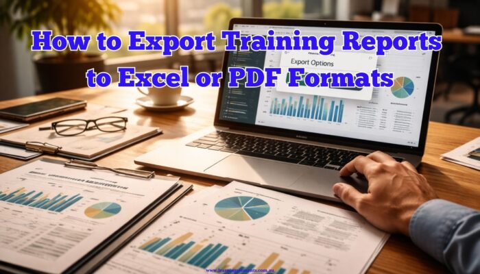 How to Export Training Reports to Excel or PDF Formats by Learning Elements