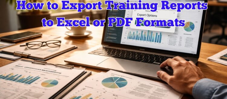 How to Export Training Reports to Excel or PDF Formats by Learning Elements
