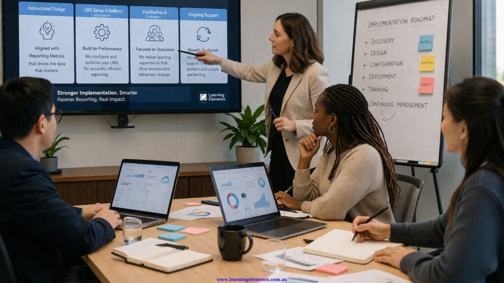 Key Services That Support Implementation in Training Reporting Features in eLearning Platforms