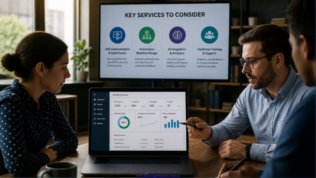Key Services to Consider in Automate Training Attendance and Assessment Reporting